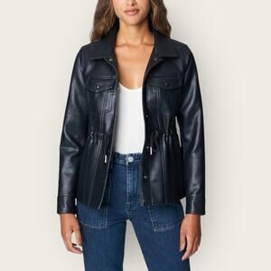NWT | Blank NYC | Make It Happen Faux Leather Jacket | Black | Medium
